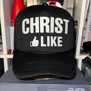 CHRIST LIKE Black Mesh Trucker Hat